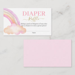 レインボーオムツラッフルエンクロージャカード エンクロージャーカード