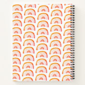 レインボーオレンジボホ ノートブック (裏面)