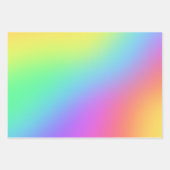 レインボーオンブレスバースデーパーティー ラッピングペーパーシート (正面3)