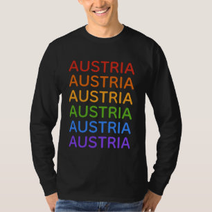 レインボーオーストリアのシャツとジャケット Tシャツ