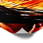 レインボーオータムレイクアート ポスター (角)