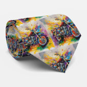 レインボーオートバイモータークロススポーツ ネクタイ (ロール)