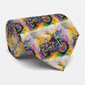 レインボーオートバイモータークロススポーツ ネクタイ (ロール)