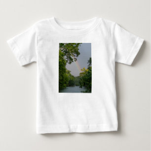 レインボーオーバージェームズリバー ベビーTシャツ