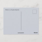 レインボーオーバームルハブタジキスタン ポストカード (裏面)