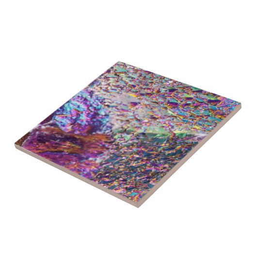 レインボーオーラ結晶 タイル (側面)