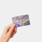 レインボーオーラ結晶 バッジ (手持ち)