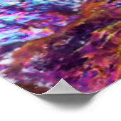 レインボーオーラ結晶 ポスター (角)