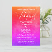 レインボーオールスモークマーブル結婚ズ 招待状 (スタンド正面)