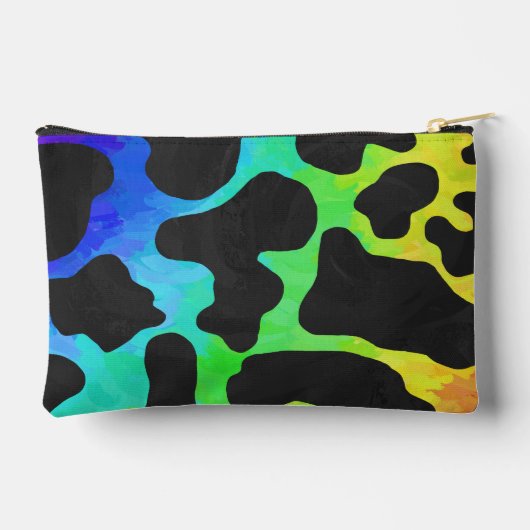 レインボーカウパターン アクセサリーポーチ (裏面)