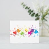 レインボーカエル ポストカード (スタンド正面)