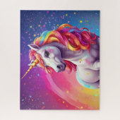 レインボーカスケードユニコーンの旅 ジグソーパズル (縦)