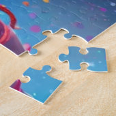 レインボーカスケードユニコーンの旅 ジグソーパズル (側面)