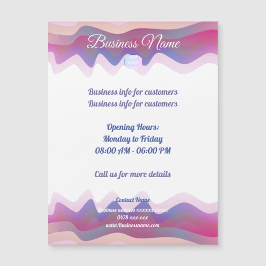 レインボーカスタムウェーブ用磁気カード (正面)