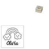 レインボーカスタムシグネチャー ラバースタンプ (押印)