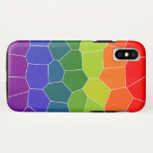 レインボーカッコいいパターン Case-Mate iPhoneケース (裏面(横))