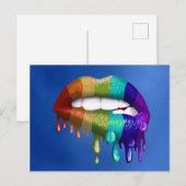 レインボーカッチドリップリッププライド ポストカード (正面/裏面)