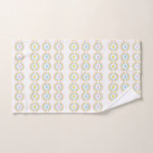 レインボーカップのお茶を入れるバスルームのタオル バスタオルセット (ハンドタオル)