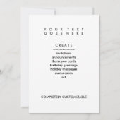 レインボーカップケーキ 招待状 (裏面)