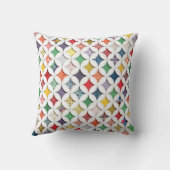 レインボーカテドラルウィンドウパターン クッション (裏面)