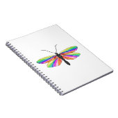 レインボーカディスフライが並んだ ノートブック (右側)