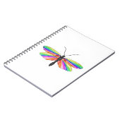 レインボーカディスフライが並んだ ノートブック (左側)