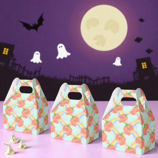 レインボーカボチャおもしろい、パーティーの好意 フェイバーボックス