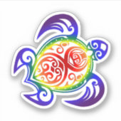 レインボーカメプライド シール (正面)