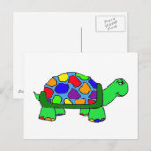 レインボーカメ ポストカード (正面/裏面)