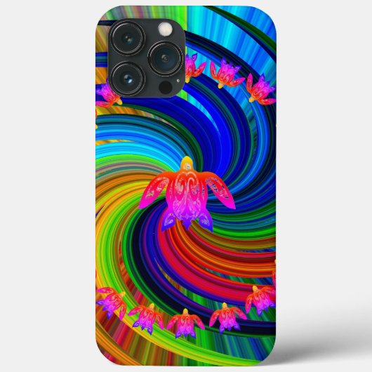 レインボーカメ Case-Mate iPhoneケース (裏面)