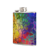 レインボーカラフルくもの巣 フラスク (左)