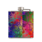 レインボーカラフルくもの巣 フラスク (裏面)