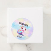 レインボーカラフルアクソロトル誕生日 フェイバータグ (インサイチュ)