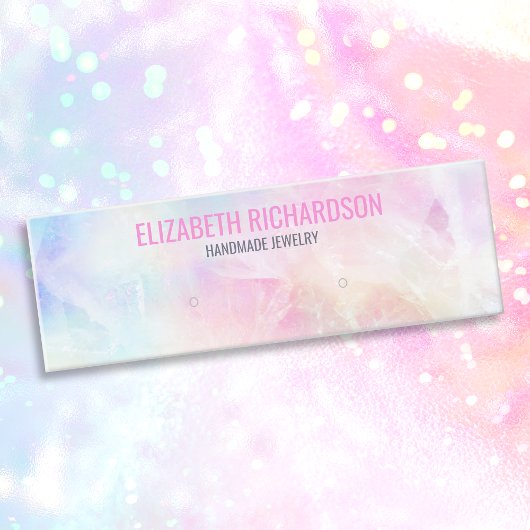 レインボーカラフルイヤリングジュエリー表示ホルダー スキニー名刺