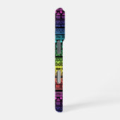 レインボーカラフルオーナメント iPhoneケース (右側面)