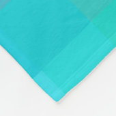 レインボーカラフルカラーグラデーションデザイン フリースブランケット (角)