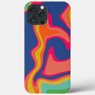 レインボーカラフルキッモダンズ抽象芸術 iPhone 13 PRO MAXケース