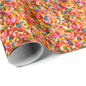 レインボーカラフルキャンディースイーツが撒き散らす ラッピングペーパー (ロールコーナー)