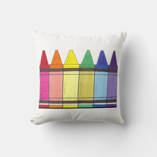 レインボーカラフルクライアンズアートサプライズアーティストプライド クッション (正面)