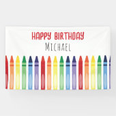 レインボーカラフルクライアンズバースデーパーティー 横断幕 (横)