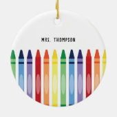 レインボーカラフルクライアンズ先生鑑賞 セラミックオーナメント (裏面)