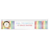 レインボーカラフルクライアンズ先生鑑賞 デスクネームプレート (正面)