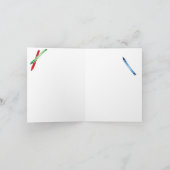 レインボーカラフルクライアンズ模様 カード (内部)