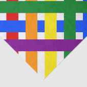 レインボーカラフルクライスクロスストライプ誕生日 薄葉紙 (詳細)