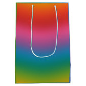レインボーカラフルグラディエント ミディアムペーパーバッグ (裏面)