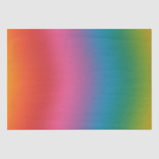 レインボーカラフルグラディエント 薄葉紙 (正面)