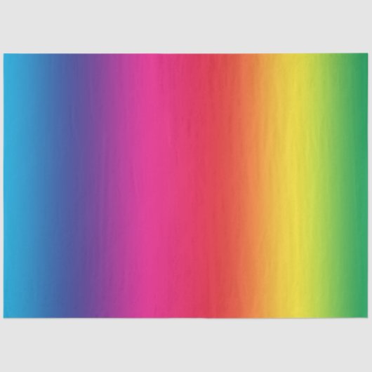 レインボーカラフルグラディエント 薄葉紙 (正面)