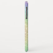 レインボーカラフルグリッタースパイラルトレンディー Case-Mate iPhoneケース (裏面/左)