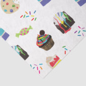 レインボーカラフルケーキのデザート&ふりかけパターン 薄葉紙 (詳細)