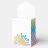 レインボーカラフルサンシャインベビーシャワーありがとう フェイバーボックス (オープン)